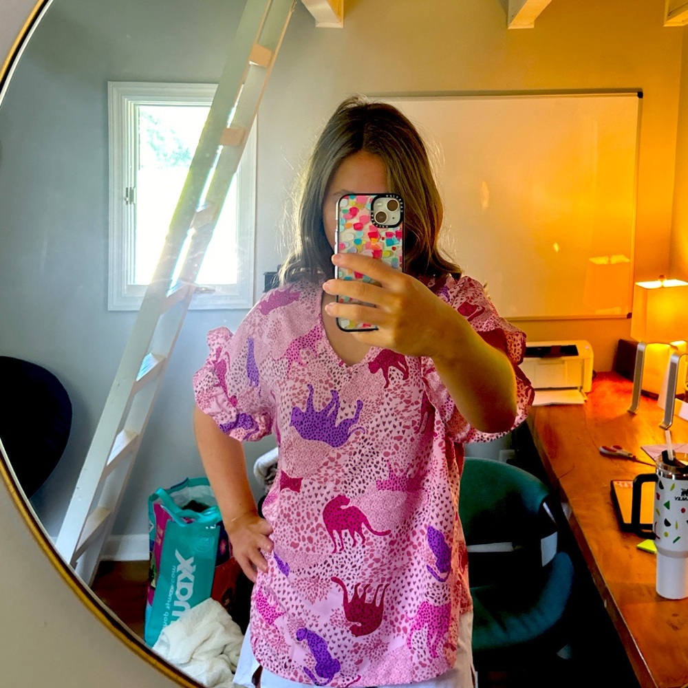 Entro Women’s Cheetah Blouse